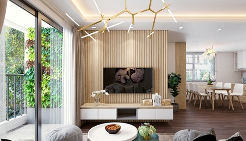 Thi công căn hộ hiện đại