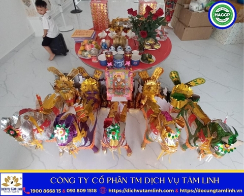 Mâm Cúng Đất Đai Sáng Nay 01.02(AL).Mâm Cúng Chỉnh Chu, được nhân viên Tâm Linh sắp mâm chuẩn lễ