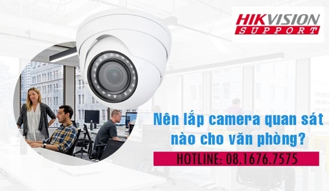 Lắp đặt camera quan sát cho văn phòng