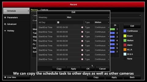 Hướng dẫn thiết lập SMART HDD ( Chức năng ghi hình thông minh)