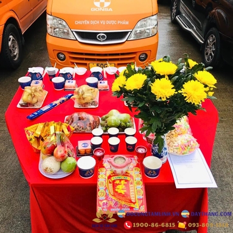 Mâm Cúng Đội Xe, Đoàn Xe Công Ty
