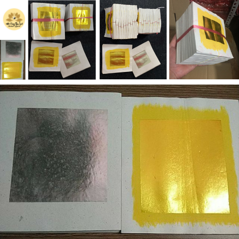 Giấy vàng/ Giấy bạc 2 đầu vàng mã (Xấp)