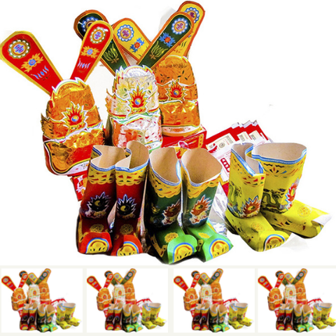 Bộ mũ quan vàng mã cúng ông Táo (Bộ)