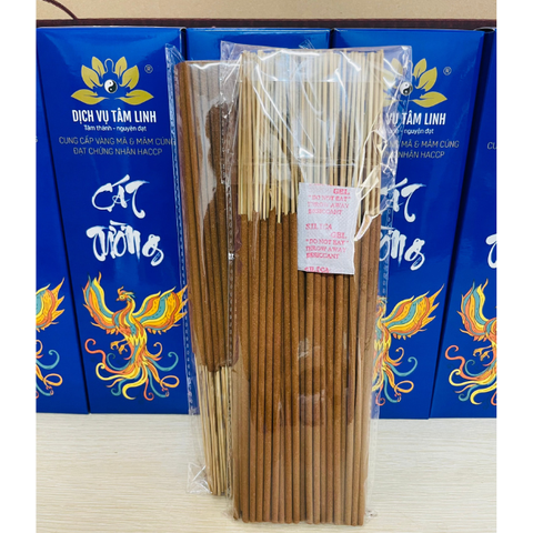 Nhang Cát Tường hương quế tự nhiên ít khói phù hợp chung cư