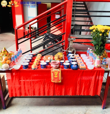 Mâm Cúng Khai Trương Cơ Bản