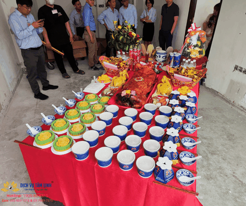 Mâm Cúng Động Thổ Luxury