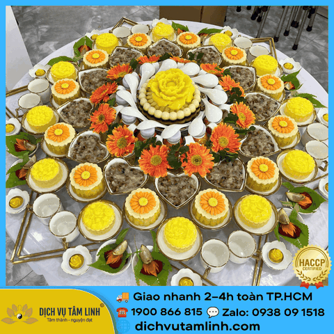 Mâm Cúng Đầy Tháng Bé Trai Trọn Gói