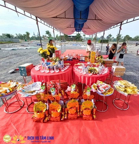 Mâm Cúng Động Thổ Luxury