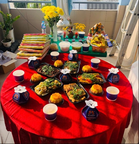 Mâm cúng 100 ngày, giỗ Chay VIP 1 - Đầy Đủ