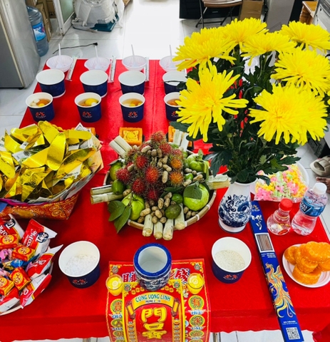 Mâm cúng xe VIP 1 - Cơ Bản Chay