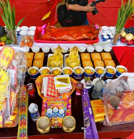 Mâm Cúng Tổ Nghề Xây Dựng Luxury