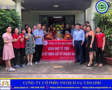 Mâm cúng giỗ tổ nghề May Luxury