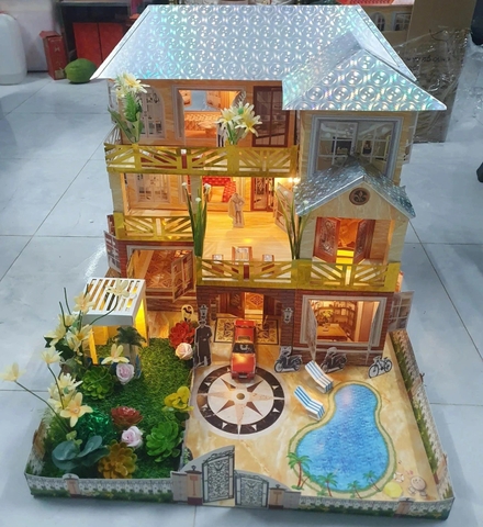 Biệt Thự TL2 Làm Theo Yêu Cầu ( Thêm sân vườn, Đèn, Mái....)