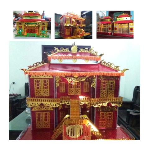 Biệt thự sân vườn vàng mã VIP4 (Mẫu đặt làm thủ công - Đặt trước 12 - 15 ngày)