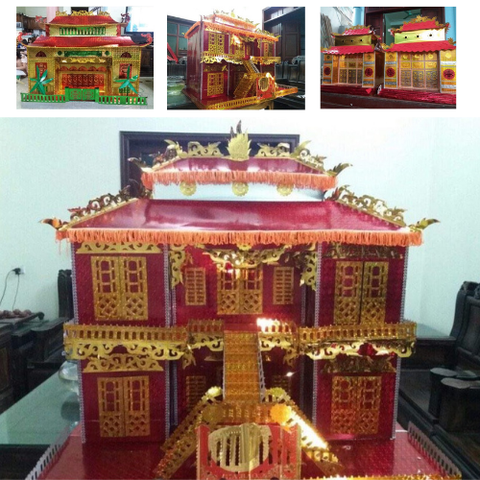 Biệt thự sân vườn vàng mã VIP4 (Mẫu đặt làm thủ công - Đặt trước 12 - 15 ngày)