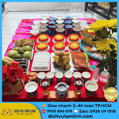 Mâm Cúng Cô Hồn Mặn Thịnh Soạn – Phù Hợp Cửa Hàng, Công Ty