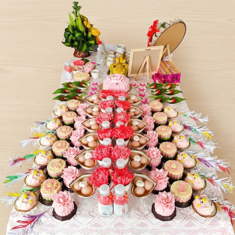 Mâm Cúng Căn Bé Gái Trọn Gói – Chuẩn Lễ