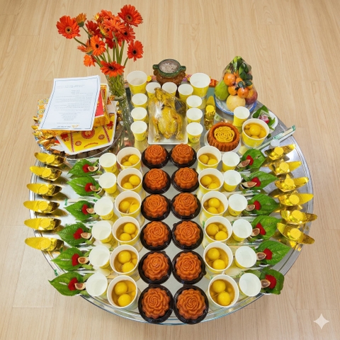 Mâm Cúng Căn Bé Gái Trọn Gói – Chuẩn Lễ