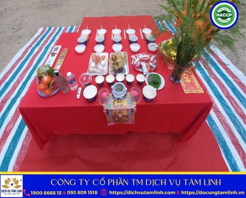 Mâm Cúng Động Thổ Cơ Bản