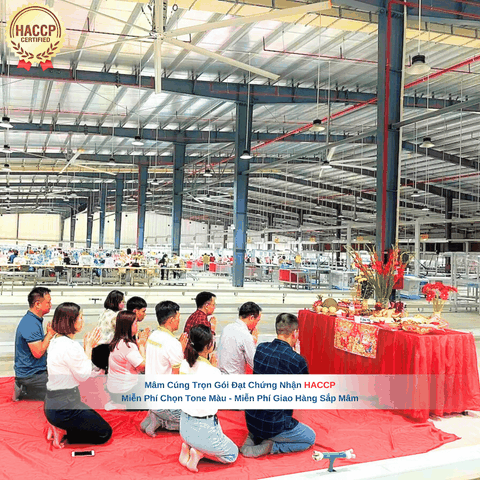 Mâm cúng giỗ tổ nghề May Luxury