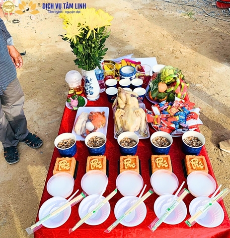 Mâm Cúng Động Thổ Cơ Bản