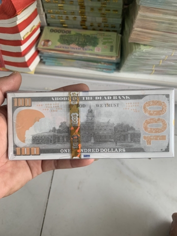 Tiền Đô - Tiền Euro - Tiền Việt vàng mã (Loại 1)/ Xấp