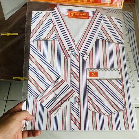 Bộ áo Sơ mi Nam vàng mã cao cấp, hàng túi đẹp