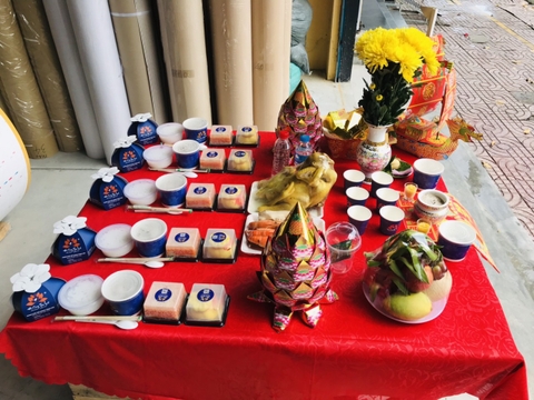 Mâm Cúng Khai Trương Cơ Bản