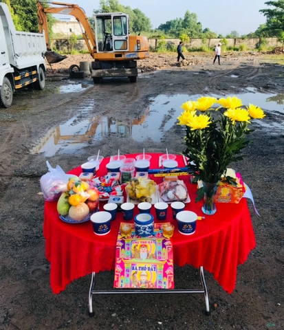 Mâm Cúng Động Thổ Cơ Bản