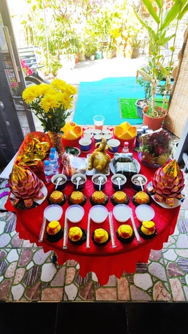 Mâm Cúng Tất Niên Đầy Đủ