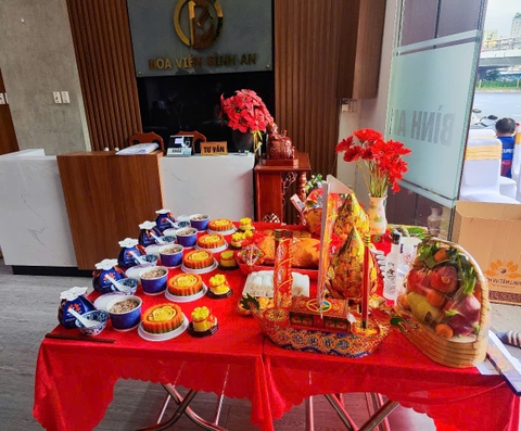 Mâm Cúng Khai Trương Đầy Đủ