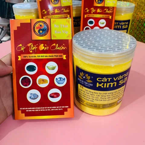 Combo Thay Cát Cuối Năm Cao Cấp (Gồm: Bộ Thất Bảo Cao Cấp + Cát Kim Sa)