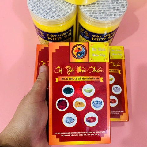 Combo Thay Cát Cuối Năm Cao Cấp (Gồm: Bộ Thất Bảo Cao Cấp + Cát Kim Sa)