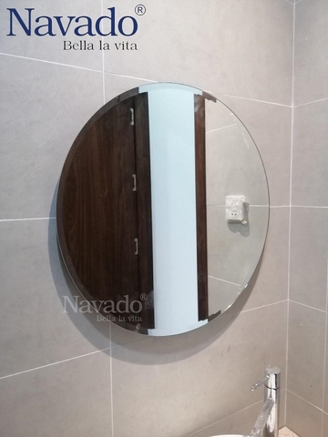 Gương tròn phòng tắm hiện đại Palla