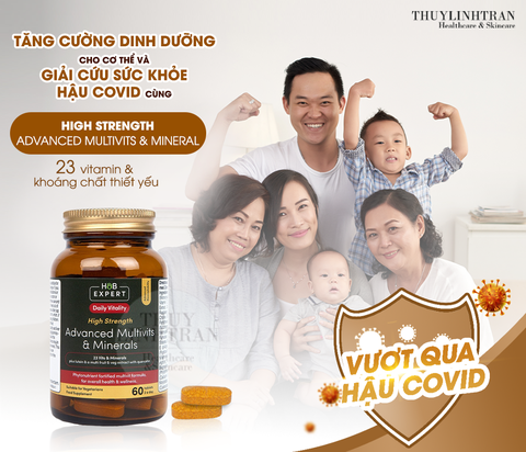 Giải cứu hậu Covid cùng Hight Strength Advanced Multivits & Mineral