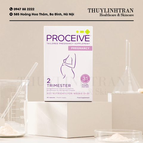 PROCEIVE Trimester 2 - 60v/Vitamin tổng hợp cho mẹ bầu 13-27 tuần