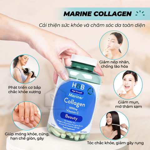 H&B Marine Collagen 180v
