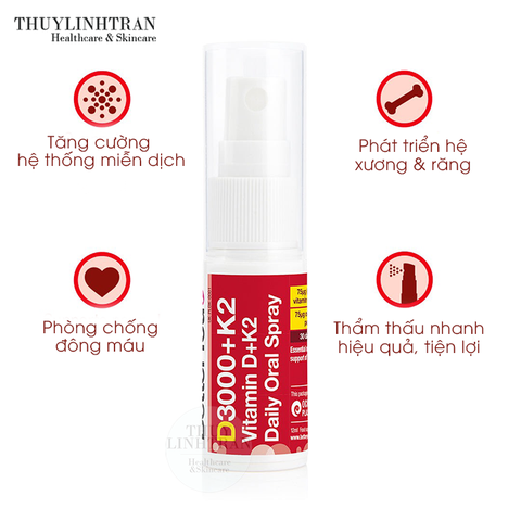 BETTERYOU D3000 + K2 Daily Oral Spray 12ml