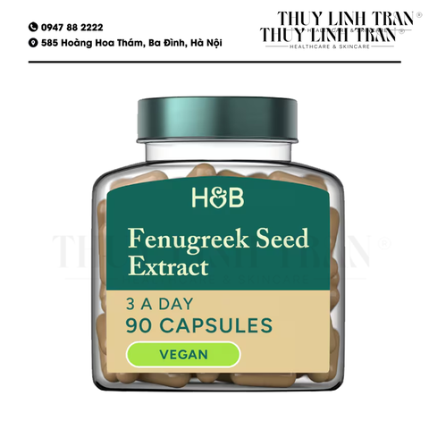 H&B Fenugreek 1830mg 90v
