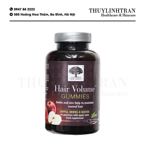 NEW NORDIC Hair Volume Gummies 60v