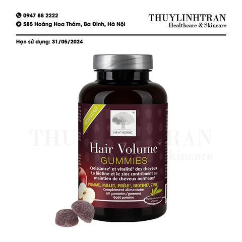 NEW NORDIC Hair Volume Gummies 60v