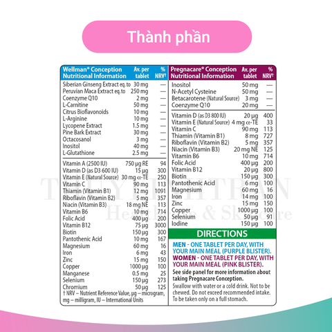 VITA Pregnacare Him&Her