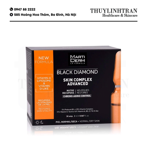 Martiderm Black Diamond Skin Complex 30 Ampoules