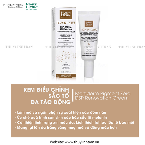 Martiderm Pigment Zero DSP Renovation Cream