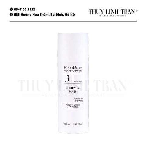 PROFIDERM Purifying & Hydrating Mask/Mặt nạ Enzyme thực vật giúp da tươi sáng 150ml