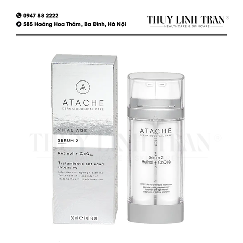 ATACHE Serum 2 Retinol + CoQ10 30ml/Serum điều trị chống lão hóa chuyên sâu