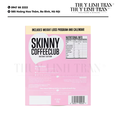 SKINNY Coffee Club 28 day program/Cà phê giảm cân khoa học