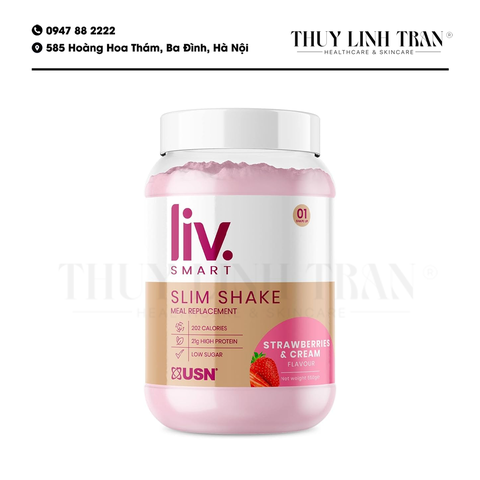 USN Liv Smart Slim Shake 550gr/Bữa ăn thay thế khoa học