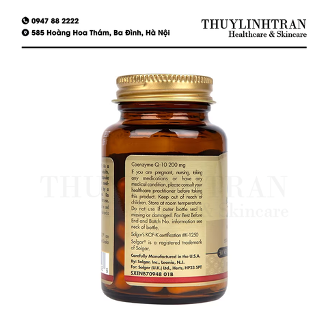 SOLGAR Coenzyme Q-10 (CoQ-10) 200mg 30v