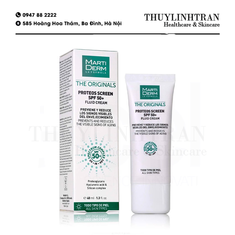 Martiderm The Originals Proteos Screen SPF50 Fluid Cream 40ml